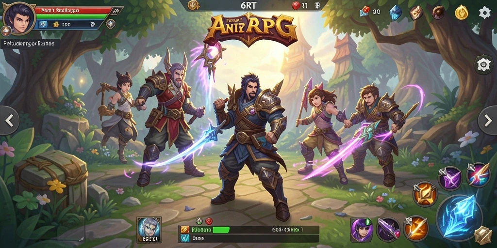 Gameplay seru dalam dunia fantasi ARPG yang menantang.