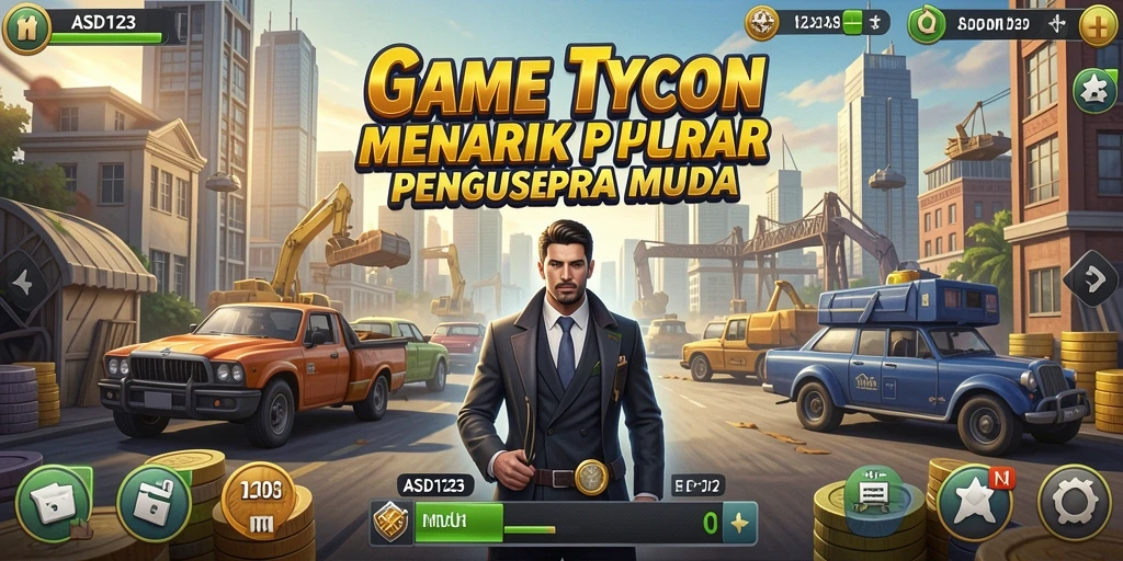 Screenshot menampilkan gameplay Tycoon yang seru dan interaktif.