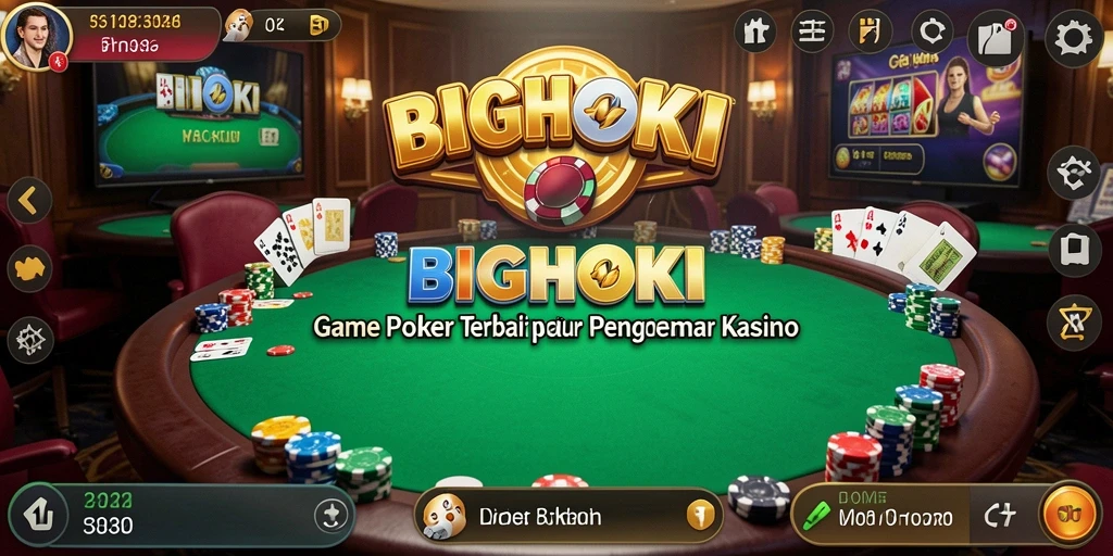 Tampilan gameplay Poker yang seru dan penuh aksi.