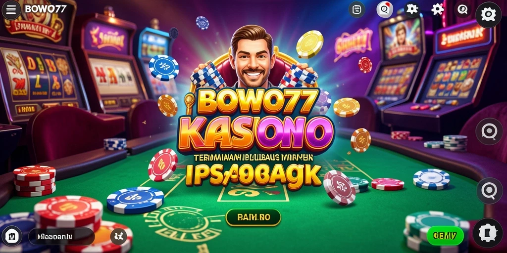 Tampilan gameplay Kasino yang mendebarkan dalam BOWO77.