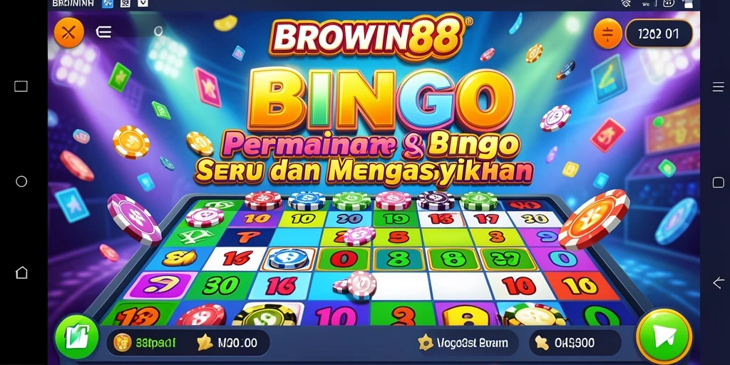Tampilan gameplay BROWIN88 dengan pengalaman bermain Bingo yang seru.