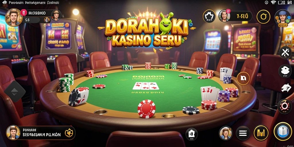 Tampilan gameplay DORAHOKI yang menarik dan penuh warna.