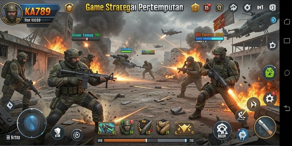 Screenshot dari gameplay SLG KA789 yang mengasyikkan.