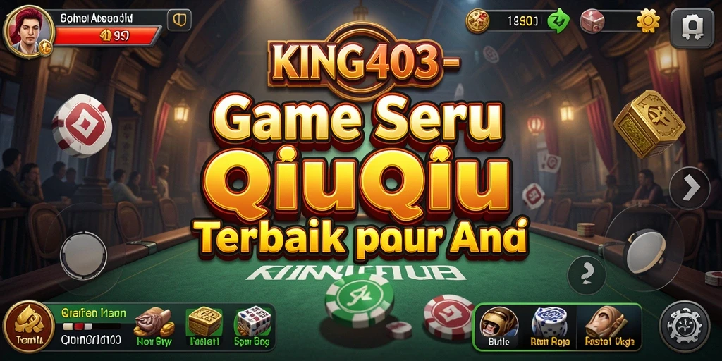 Screenshot gameplay QiuQiu KING403 yang seru dan mengasyikkan.