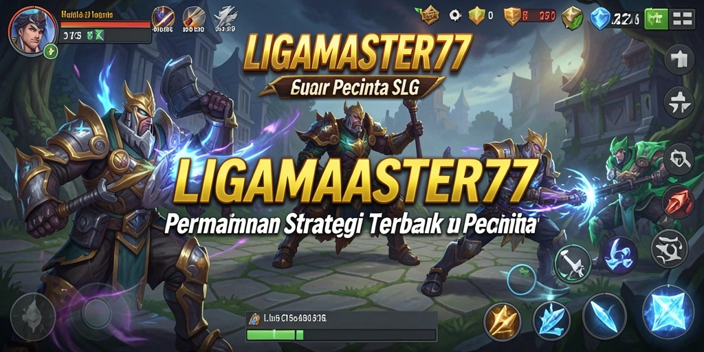 Tampilan gameplay yang menarik dari LIGAMASTER77.