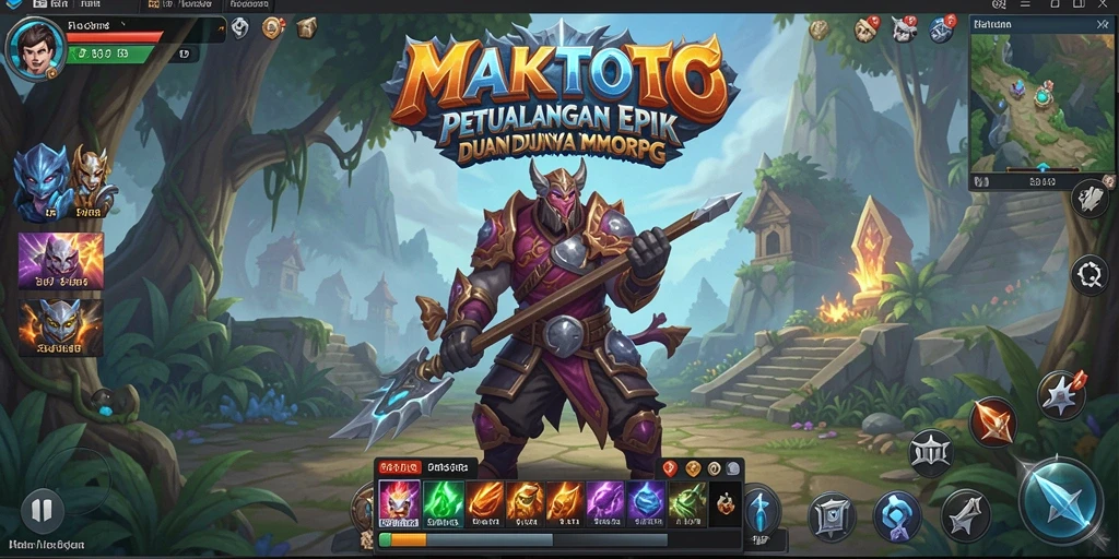 Tangkapan layar menampilkan pertempuran seru di <strong>MAKTOTO</strong> dengan grafis yang memukau.