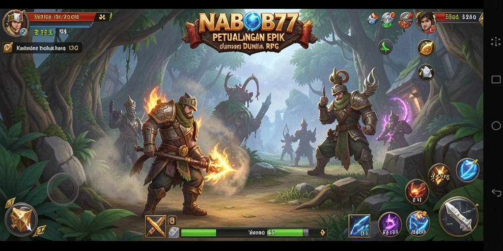 Tampilan gameplay NABOB77 yang menampilkan petualangan seru dan aksi mendebarkan.