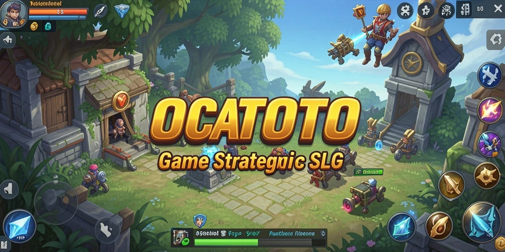 Tangkapan layar menunjukkan aksi seru dalam gameplay OCATOTO.