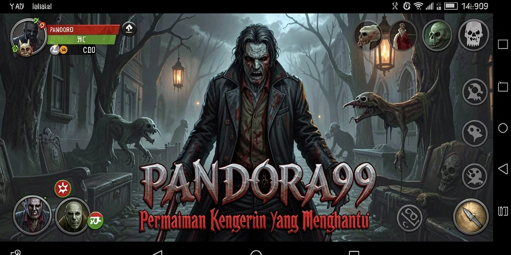 Tampilan menakutkan dari gameplay <strong>PANDORA99</strong> yang menghantui dan mendebarkan.