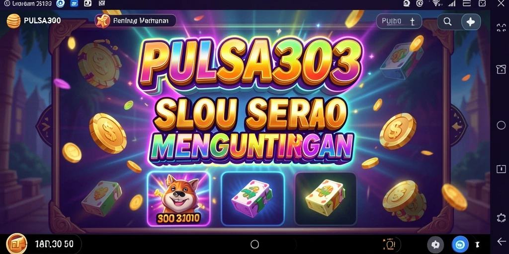Screenshot utama PULSA303 menampilkan grafik slot yang menarik.