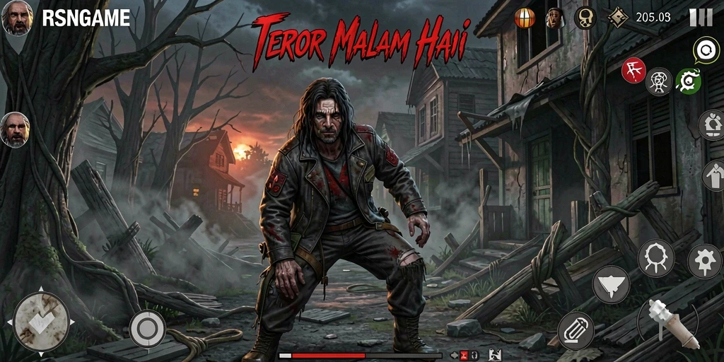 Tangkapan layar gameplay RSNGAME yang penuh ketegangan dan misteri.