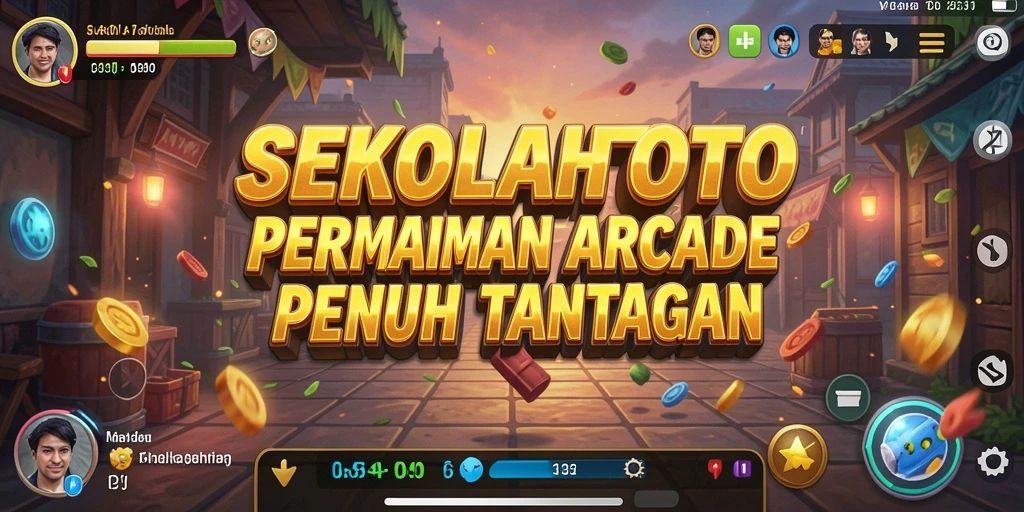 Tampilan gameplay seru dari SEKOLAHTOTO.