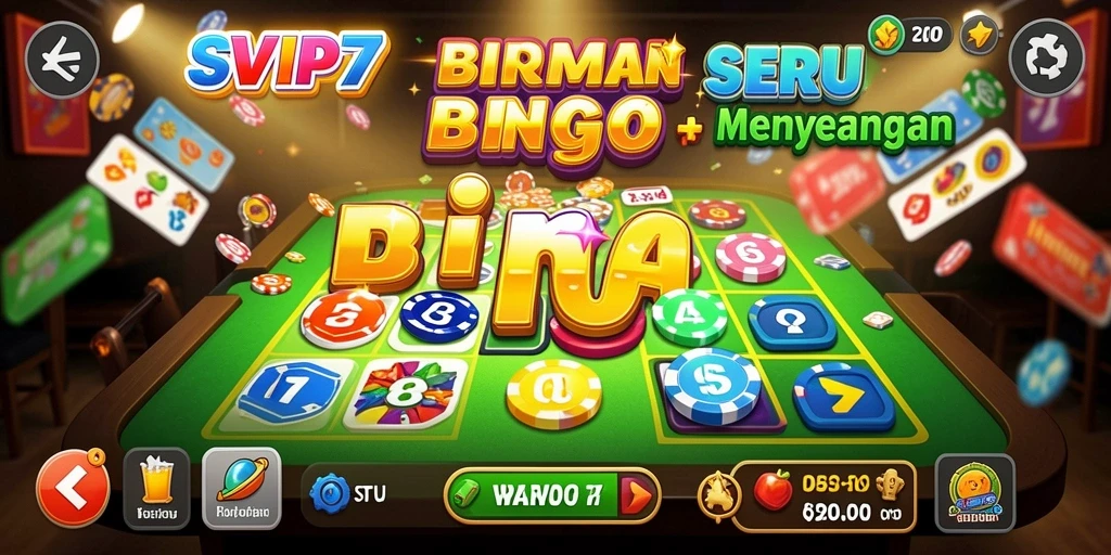 Tampilan gameplay Bingo yang seru dan interaktif di SVIP7.