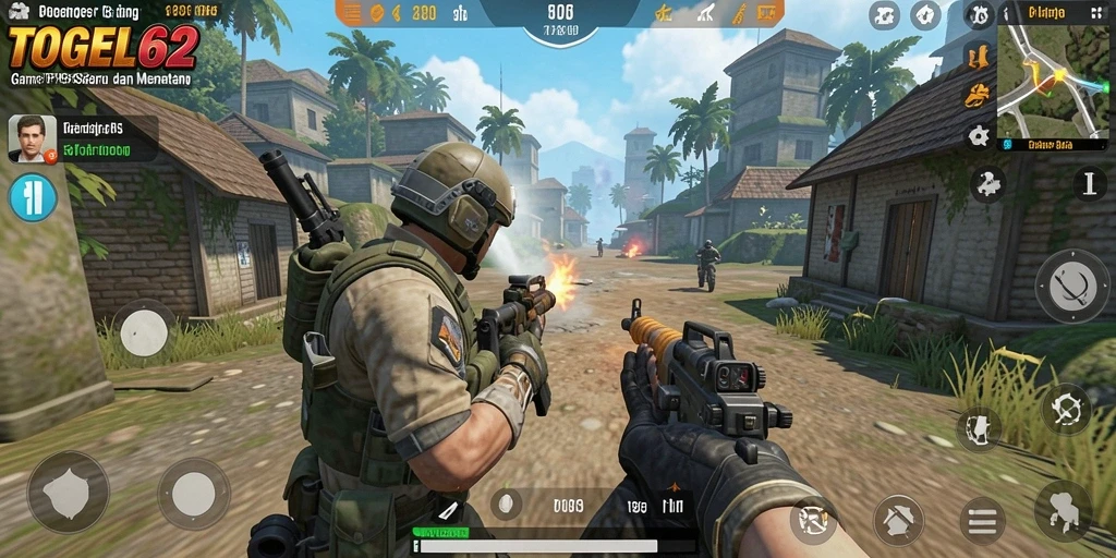 Screenshot menunjukkan aksi mendebarkan dari gameplay TOGEL62.