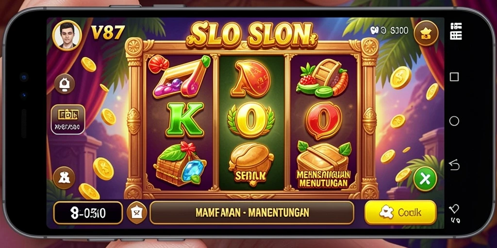 Tampilan gameplay V87 yang menarik dan penuh aksi.